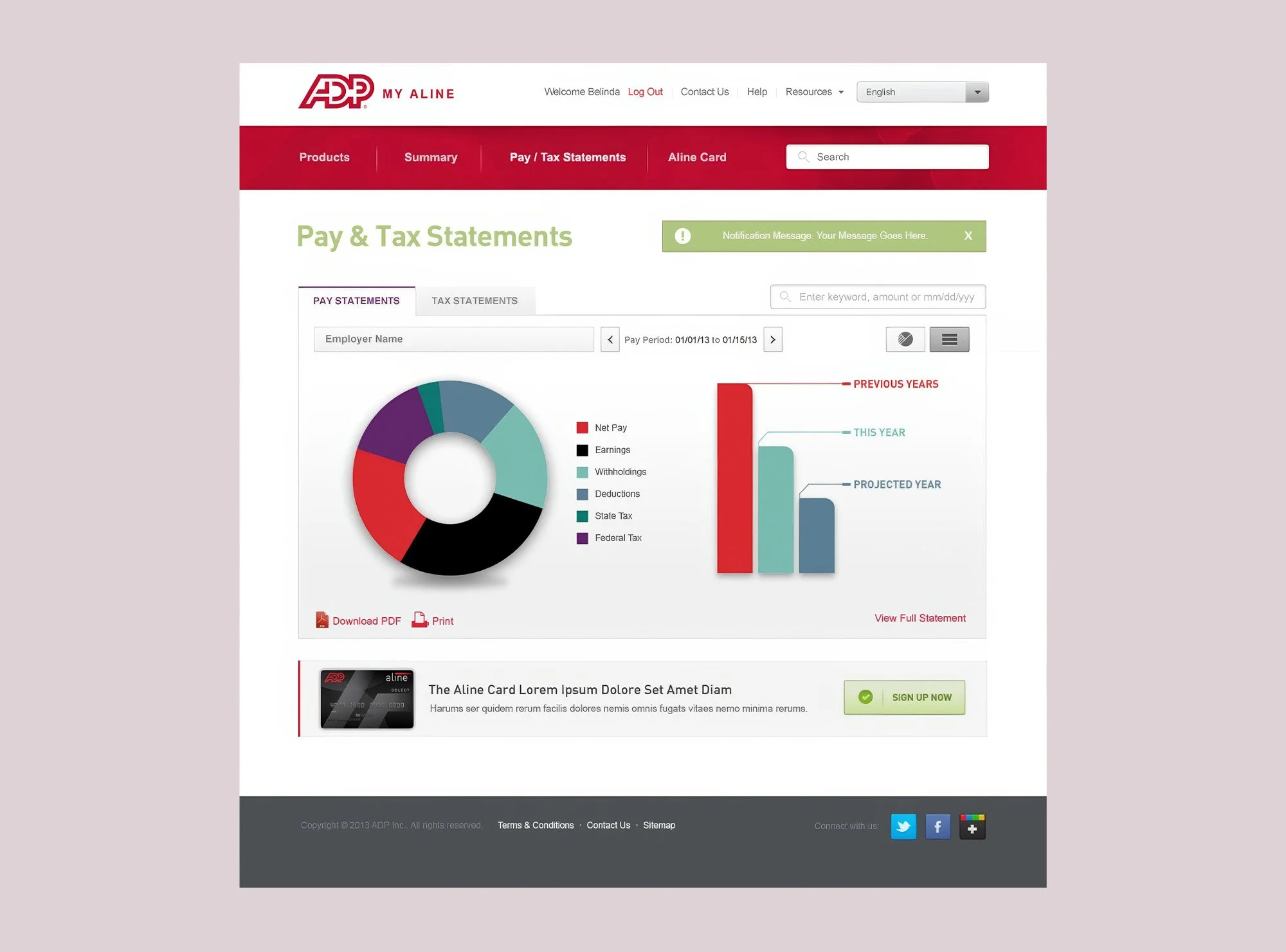 ADP My Aline screenshot 1
